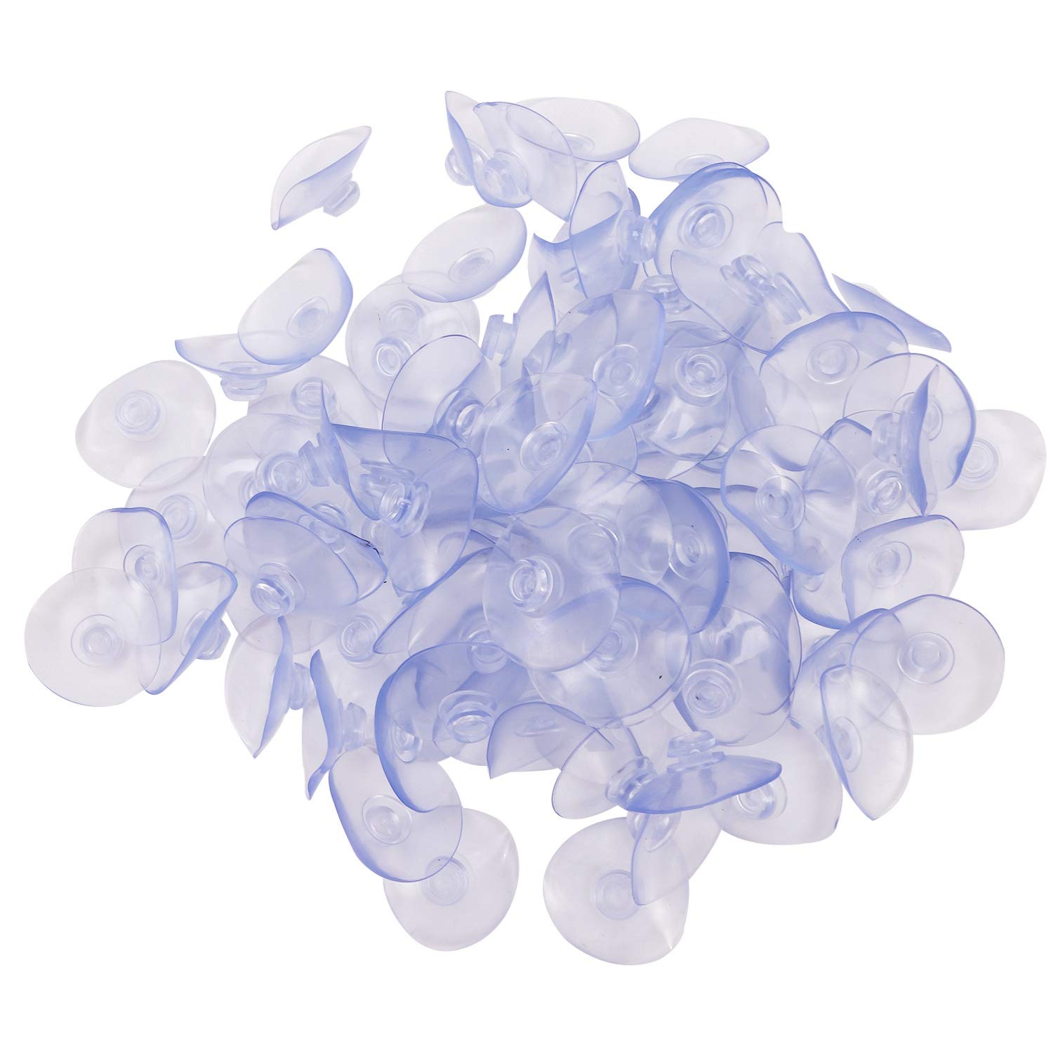 Ctrlzs 100Pcs 40Mm Clear Suction Cup Sucker Mushroom Head Suction Cup Suction