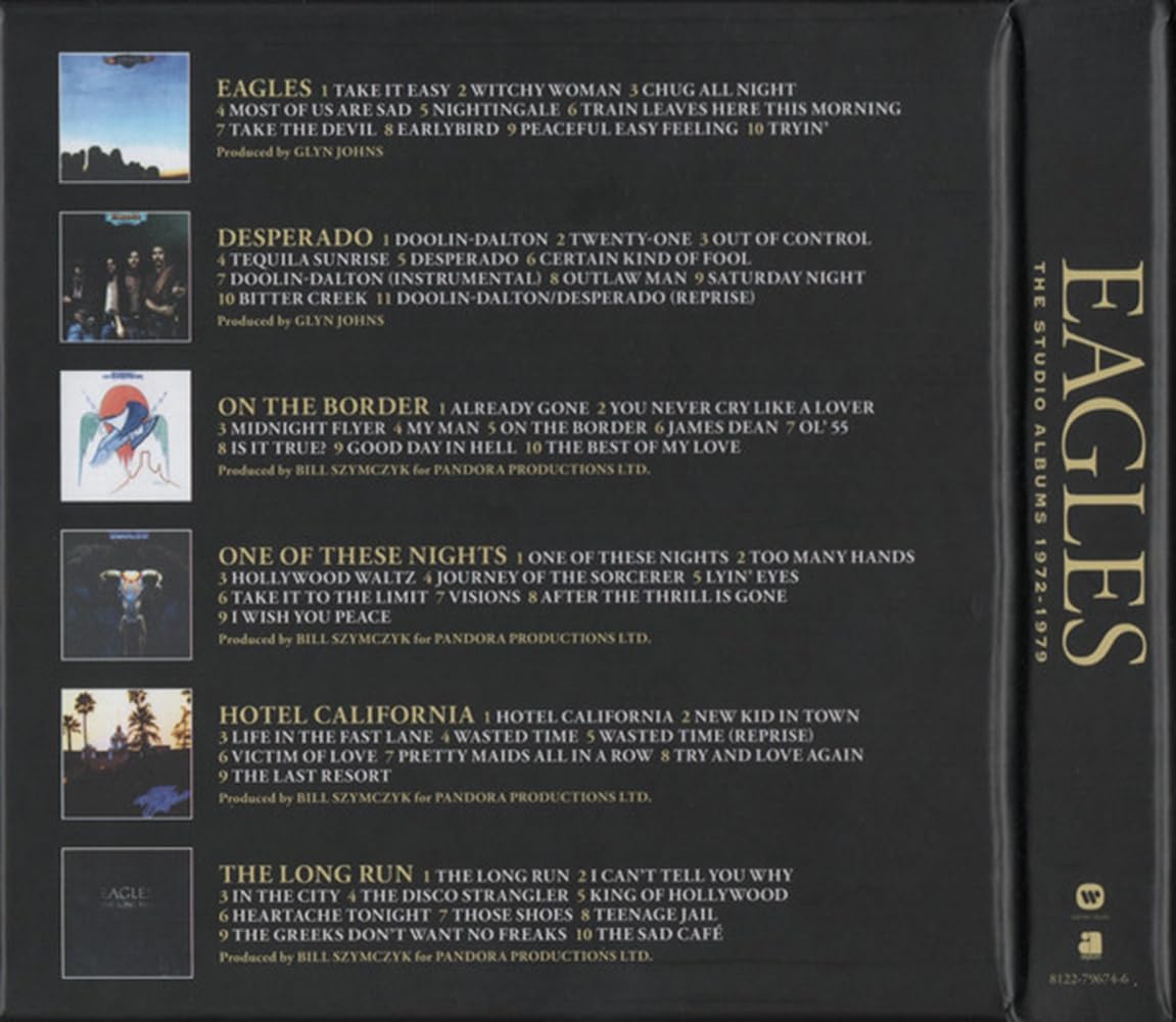 Eagles, The Studio Albums 1972-1979