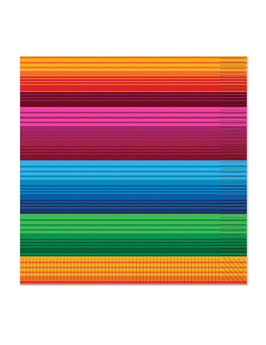 Beistle Fiesta Luncheon Napkins, Multicolored
