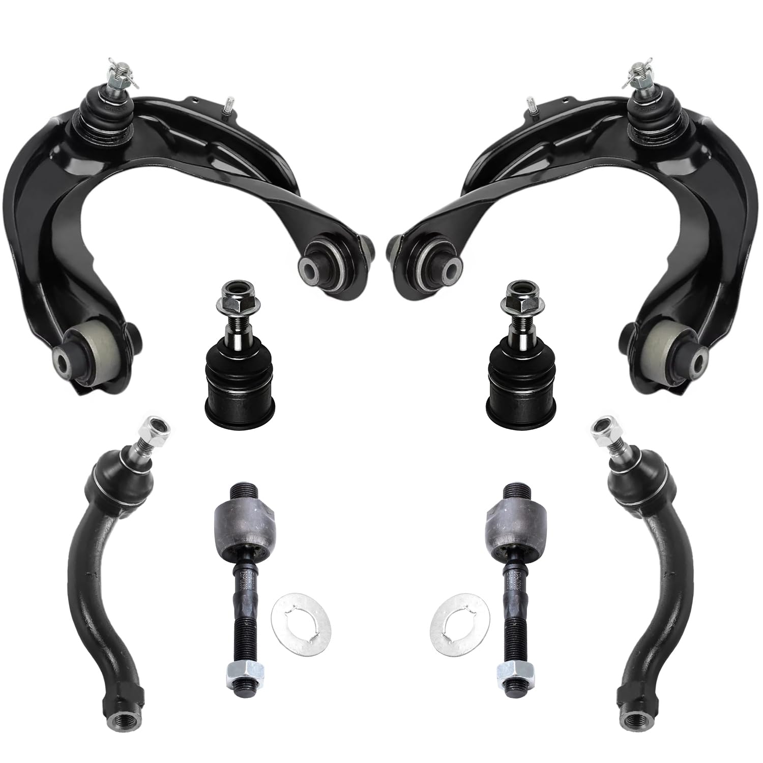 Detroit Axle - 8pc Front End Suspension Kit for Acura 2004-2008 TL, 2 Upper