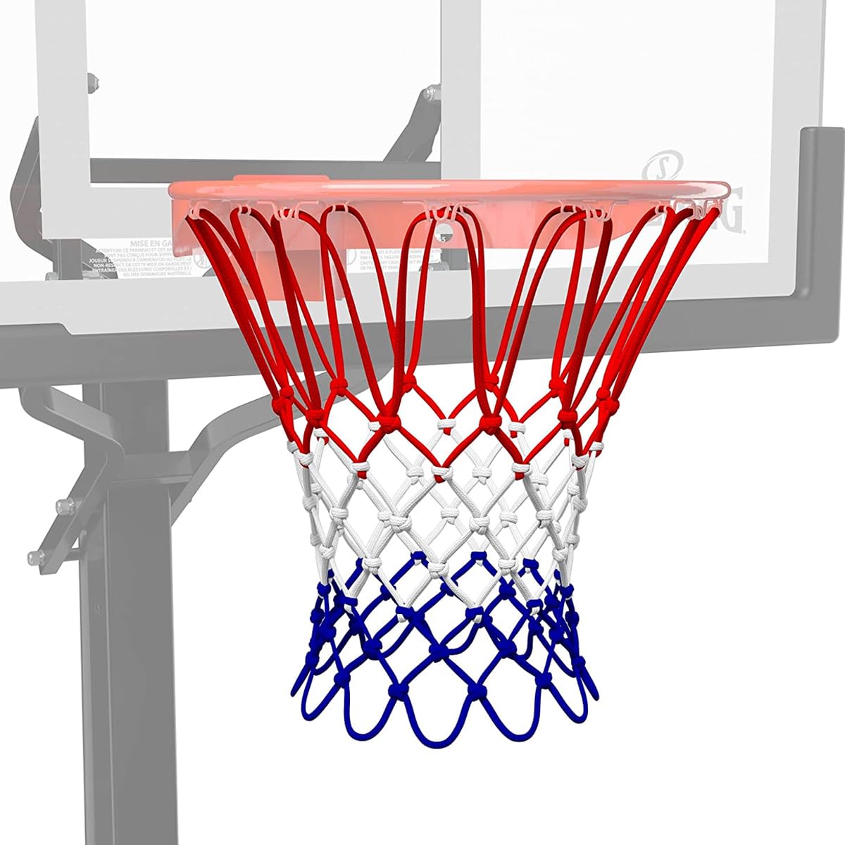 Rete Da Basket Spalding Standard | Bianca Resistente Per Uso Esterno | Rete Per Canestri Regolamentari