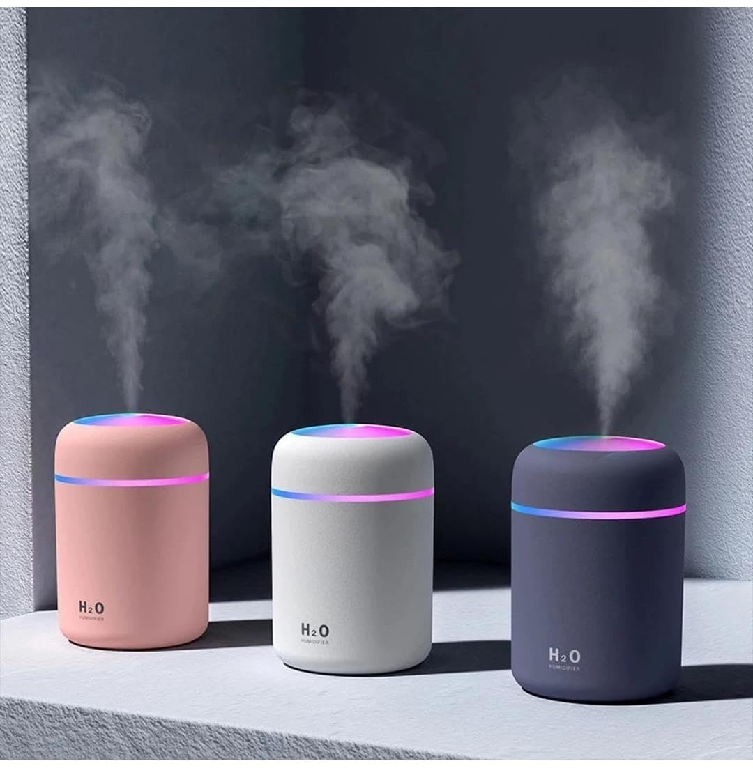 Portable Mini Humidifier 300ml USB Cool Mist with LED Night Light-image-17