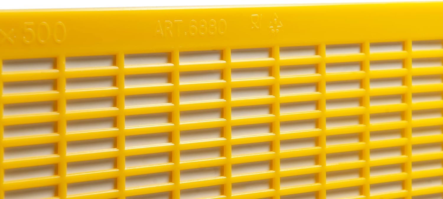 50 Pezzi ApiCor Escludi Regina Plastica Alimentare 43x50 cm Giallo Made in Italy