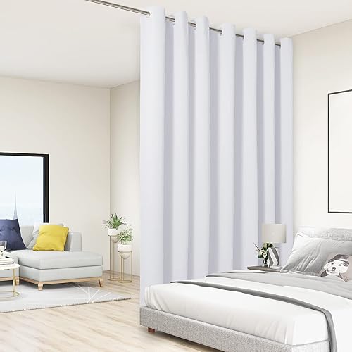 Bonzer - Cortinas blackout para separación de ambientes, anchas, privacidad total, para habitación compartida, 9pies de ancho x 7pies de alto, disponible en Yaxa Peru