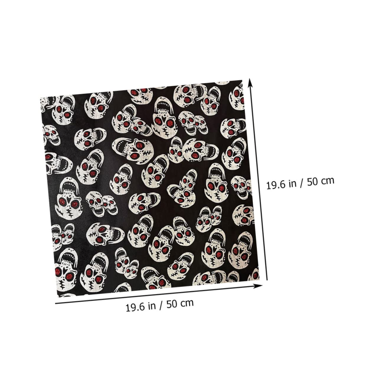 VALICLUD 5piezas Bufanda Bandana De Halloween Patrón De Calavera Pañuelo Fantasmal Para Fiesta y Mascarada Accesorio De Moda Unisex