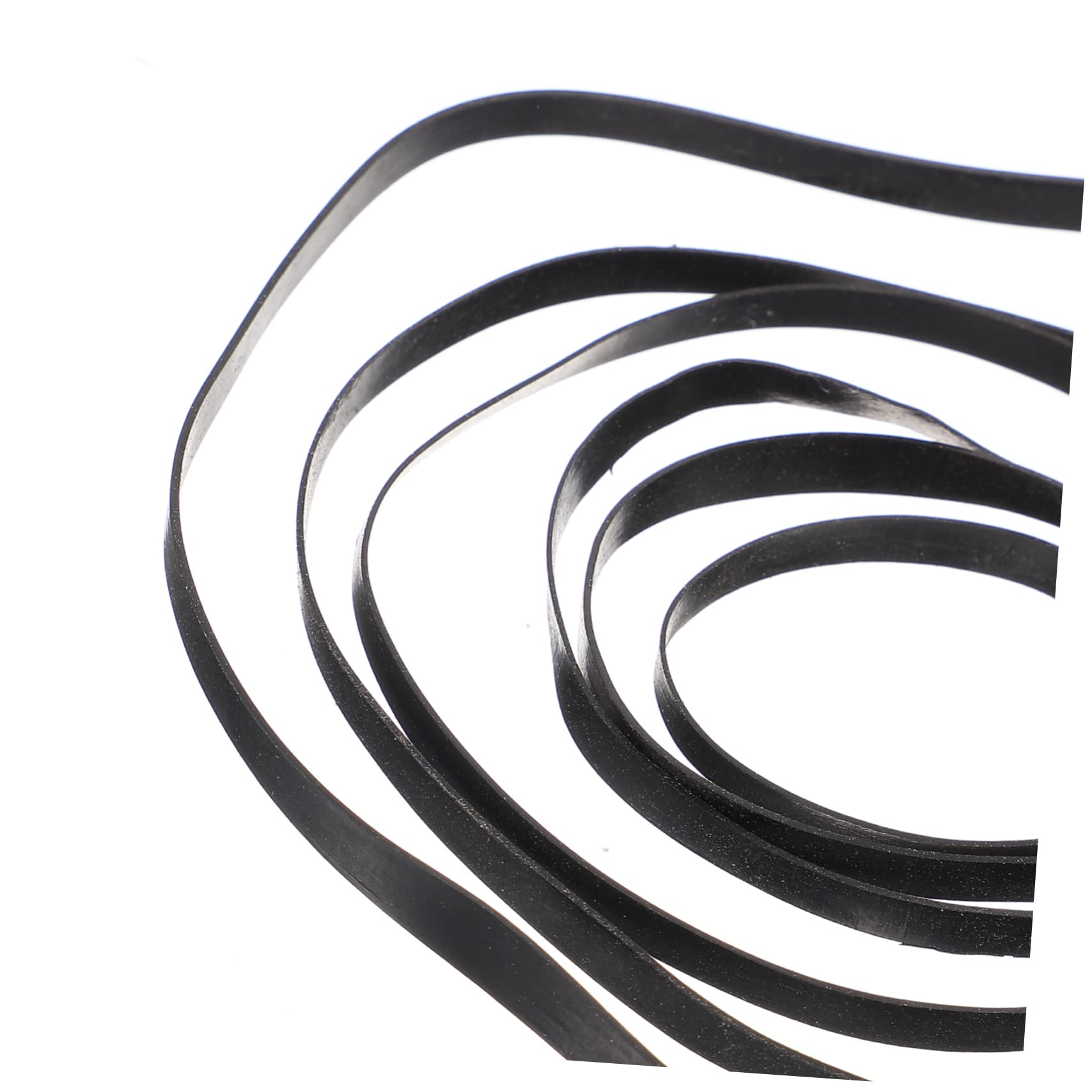 SHINEOFI 50 Pezzi Cinghie in Gomma per Registratore, Cassette Driver Belt, Cinghie per Registratore 4Mm per Riparazione CD Dvd, Accessori per Sostituzione