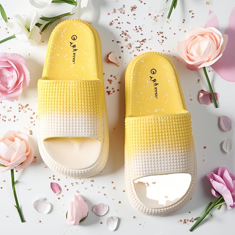 TMA EYES Women's shoes, unique gradient design, suitable for indoor and outdoor wear, fashionable home comfortable slippers2