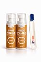Mr Coblo Nubuck & Suede Shoe Polish Renovator Spray 2 x 125ml for Shoes, Boots & Bags | Restores Color & Protects Suede & Nubuck Leather | With Cleaning Brush | Camel | Pack of 2 gallery image