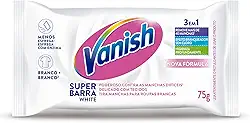 Vanish Tira Manchas Em Barra White 75G Para Roupas Brancas