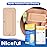 Niceful 10 Packs Silicone Foam Dresssing 4x8 in, Highly Absorbent Silicone Foam Dressing, Gentle Adhesive Foam Dressing Waterproof