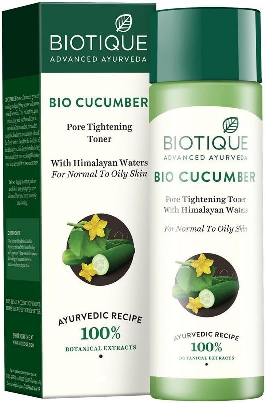 Biotique Bio Cucumber Pore Tightening Toner, 120ml