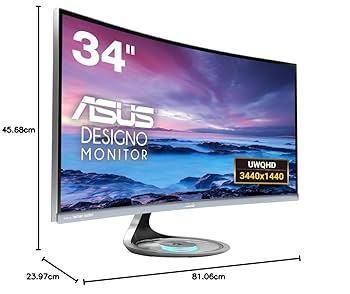 【美品】ASUS ウルトラワイドディスプレイ　35インチ　曲面　湾曲　WQHD 美品】ASUS ウルトラワイドディスプレイ 35インチ 曲面 湾曲 WQHD