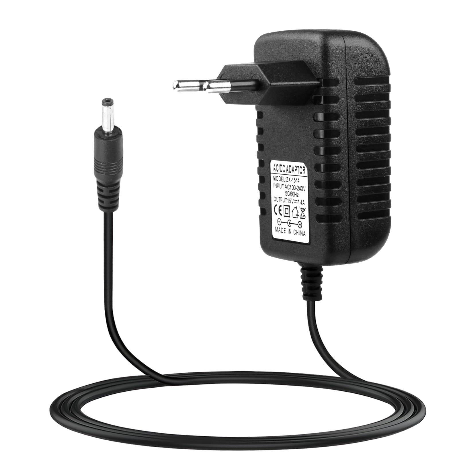21W Cargador Adaptador para Echo (1.ª/2.ª generación), Echo Show (1.ª generación), Echo Plus (1.ª generación), Fire TV (2.ªgeneración), Echo Link, Echo Look, 2M 15V 1.4A Fuente de Alimentación