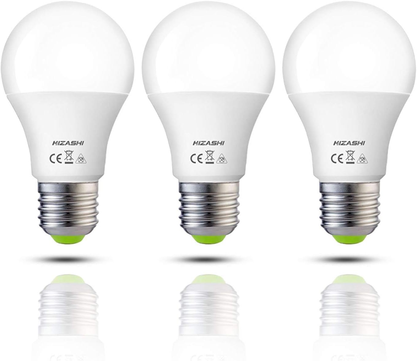 Hizashi 12-24V AC/DC Low volatge LED GLS bulbs 80W Equivalent, 12 Watt 1050 Lumens A60 ES Globe Edison Screw LED Light Bulb, E27 Base, 3000K Warm White, Non-Dimmable, Energy Saving Light Bulbs, 3 Pack [Energy Class A+]