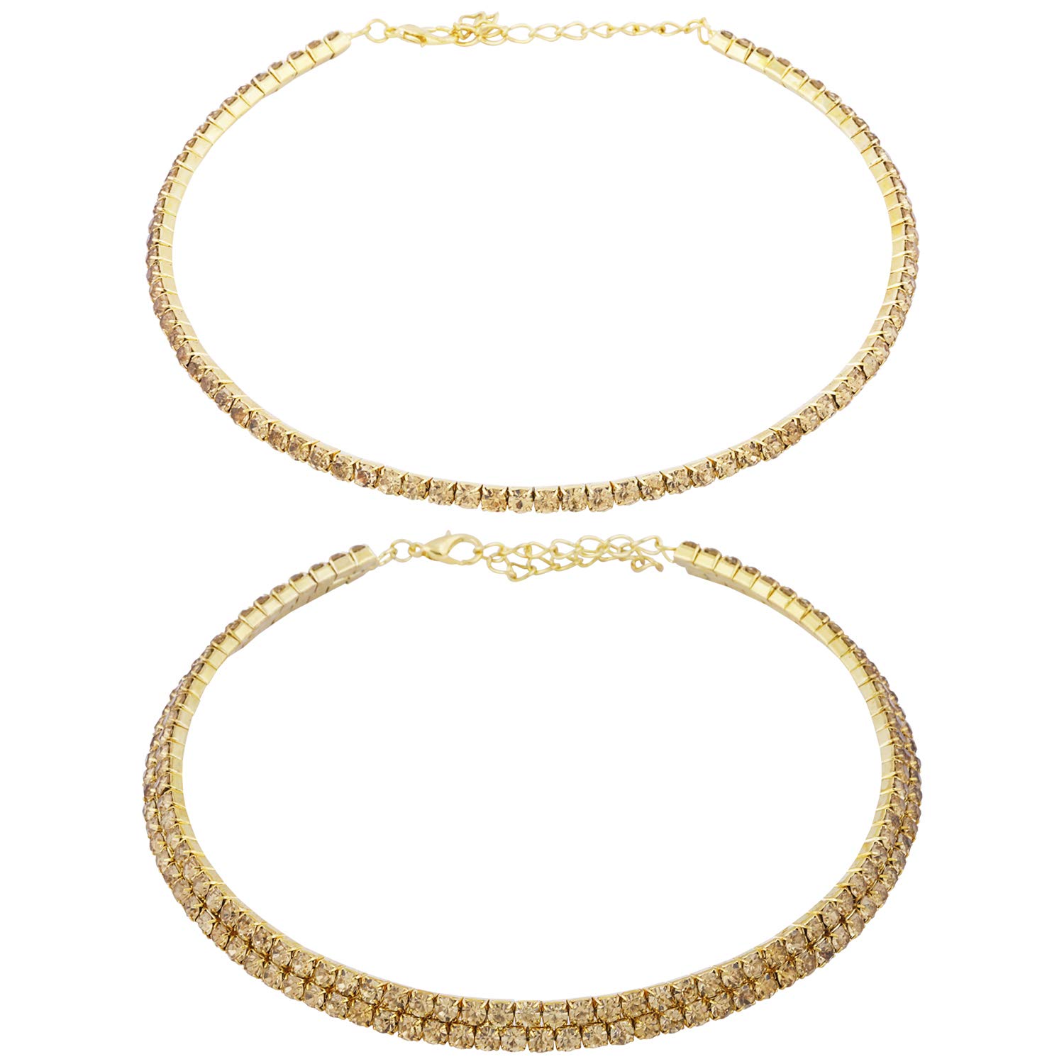 SILVER SHINE Jewellery Sets For Women Crystal Choker Necklace for Girls and Women (Necklace-2) (B08K8ZXCY6) Amazon Price History, Amazon Price Tracker