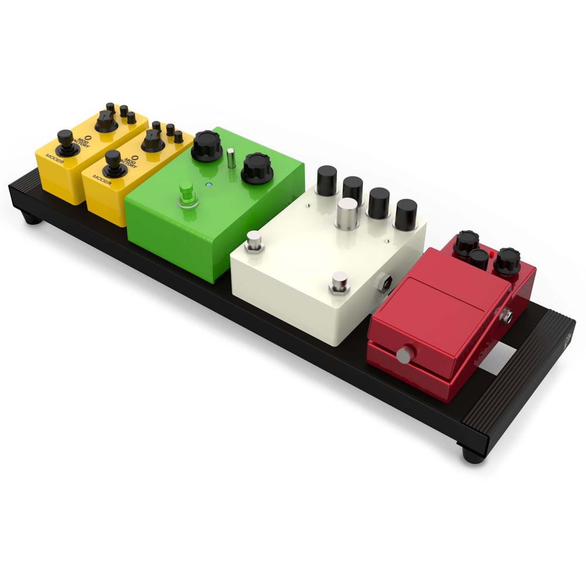 MONKEY LOOP Spider 50S - Pedalera Universal para Pedales de Guitarra y Efectos - Ajuste de Altura e Inclinación - Soporte de Pedales de Guitarra Espacioso y Estable - Bolsa de Transporte Incluida