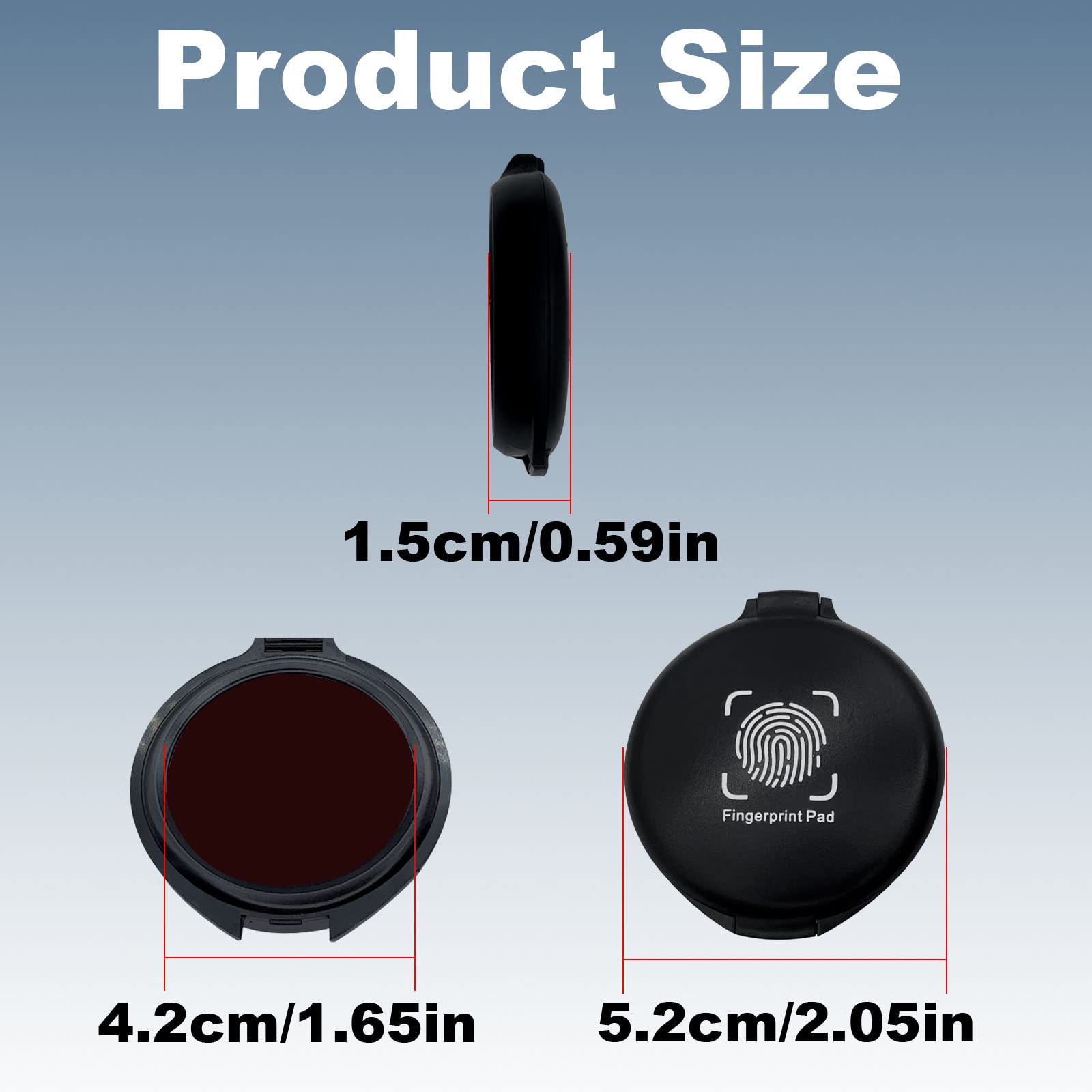 Ink Pad For Fingerprints Carroterr Fingerprint Ink Pad Thumbprint Ink Pad For Notary Identificati L0y6 Fingerprint Kit