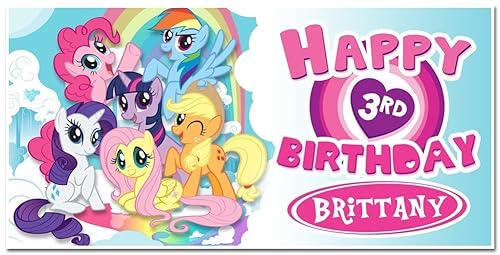 Personalized My Little Pony Banner Party