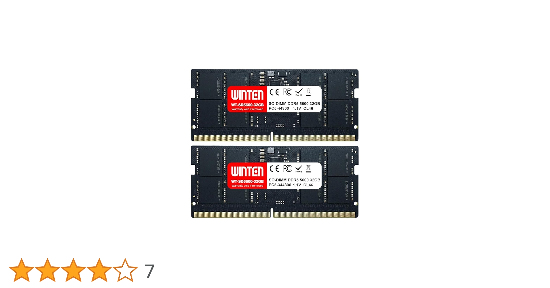 Amazon.co.jp: WINTEN ノートPC用 メモリ DDR5-5600 64GB（32GB