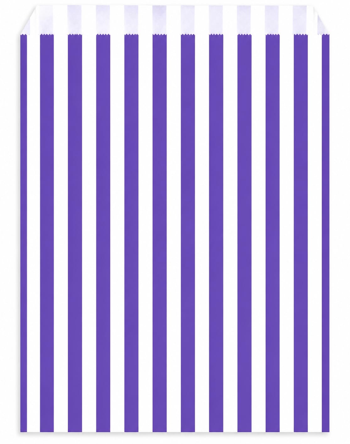 RFE 5" x 7" Striped Candy Sweet Paper Bags | Wedding Buffet Favour Cake Gift Pick n Mix Shop | Premium Quality UK Made *CHOOSE SIZE & QUANTITY* (Purple, 500 Bags)