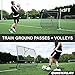 QUICKPLAY PRO Adjustable Steel Angle Rebounder | Multi-Sport Training Net for Soccer, Baseball & Softball | Available in 3x3', 5x5', & 7x7' Sizes | Perfect for Backyard & Skills Training