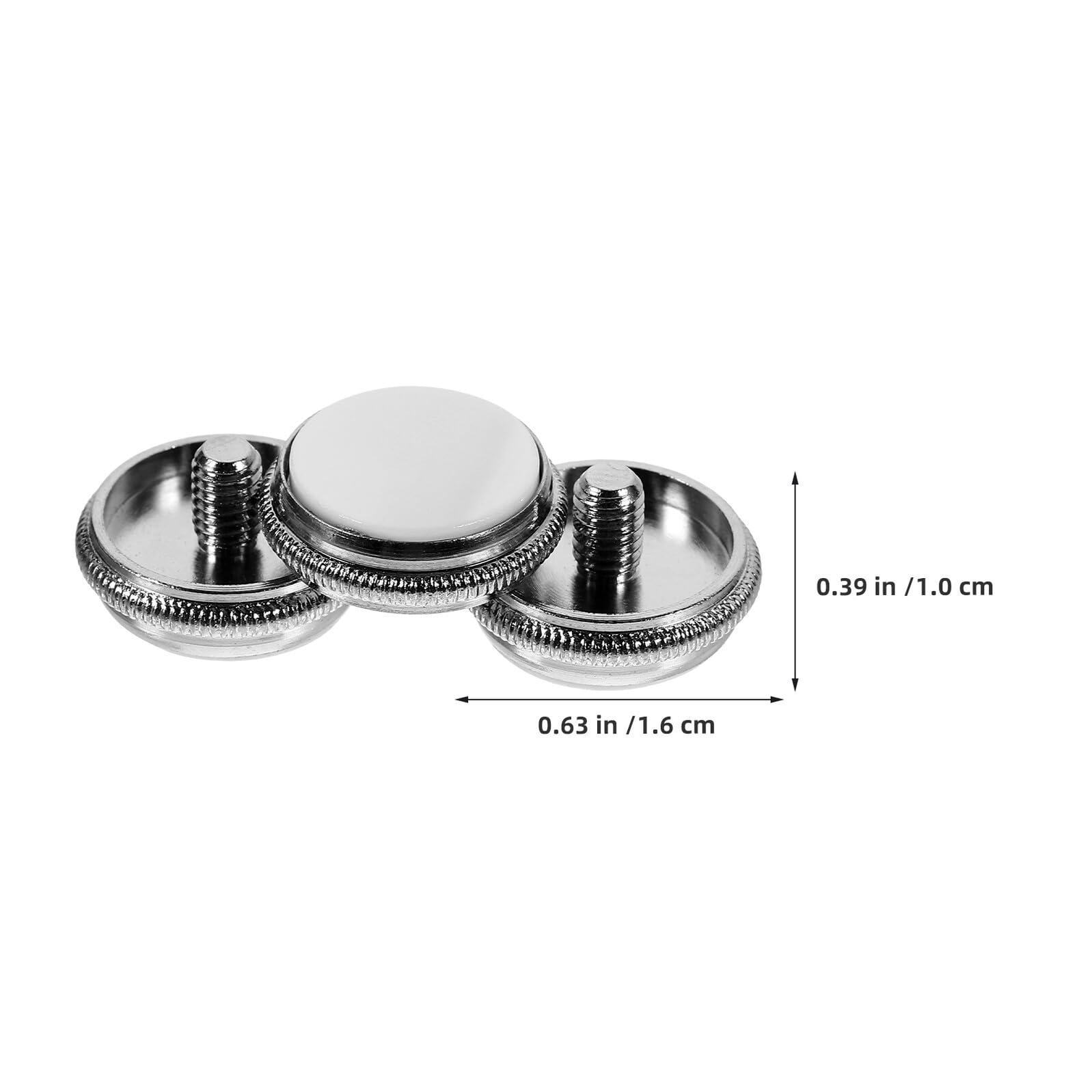 SUPVOX Lot De 6 Boutons De Clés De Trompette Pièces De Pistons De Trompette Capuchons De Pistons De Rechange Inférieurs De Rechange De