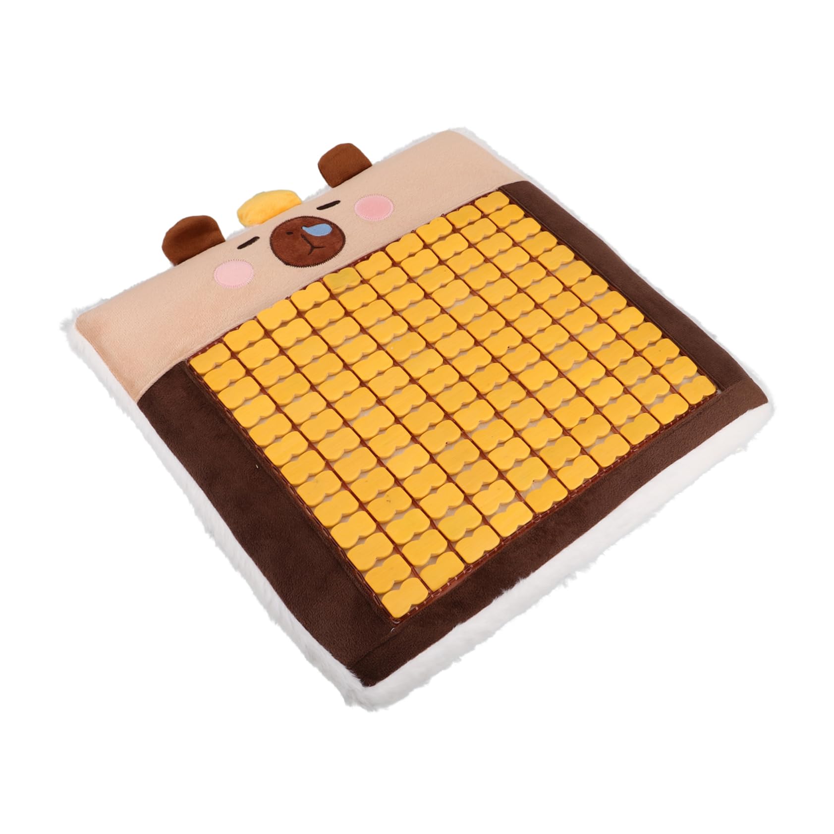 Anneome Bamboo Car Seat Cover Ventilated Seat Pad Cooling Design for Office and Car