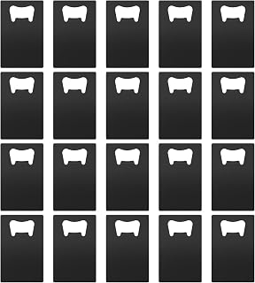 20 Pcs Stainless Steel Metal Card Beer Bottle Openers, DIY Party Favor Wedding Favor Groomsmen Bridesmaid Gift (20 Pcs)
