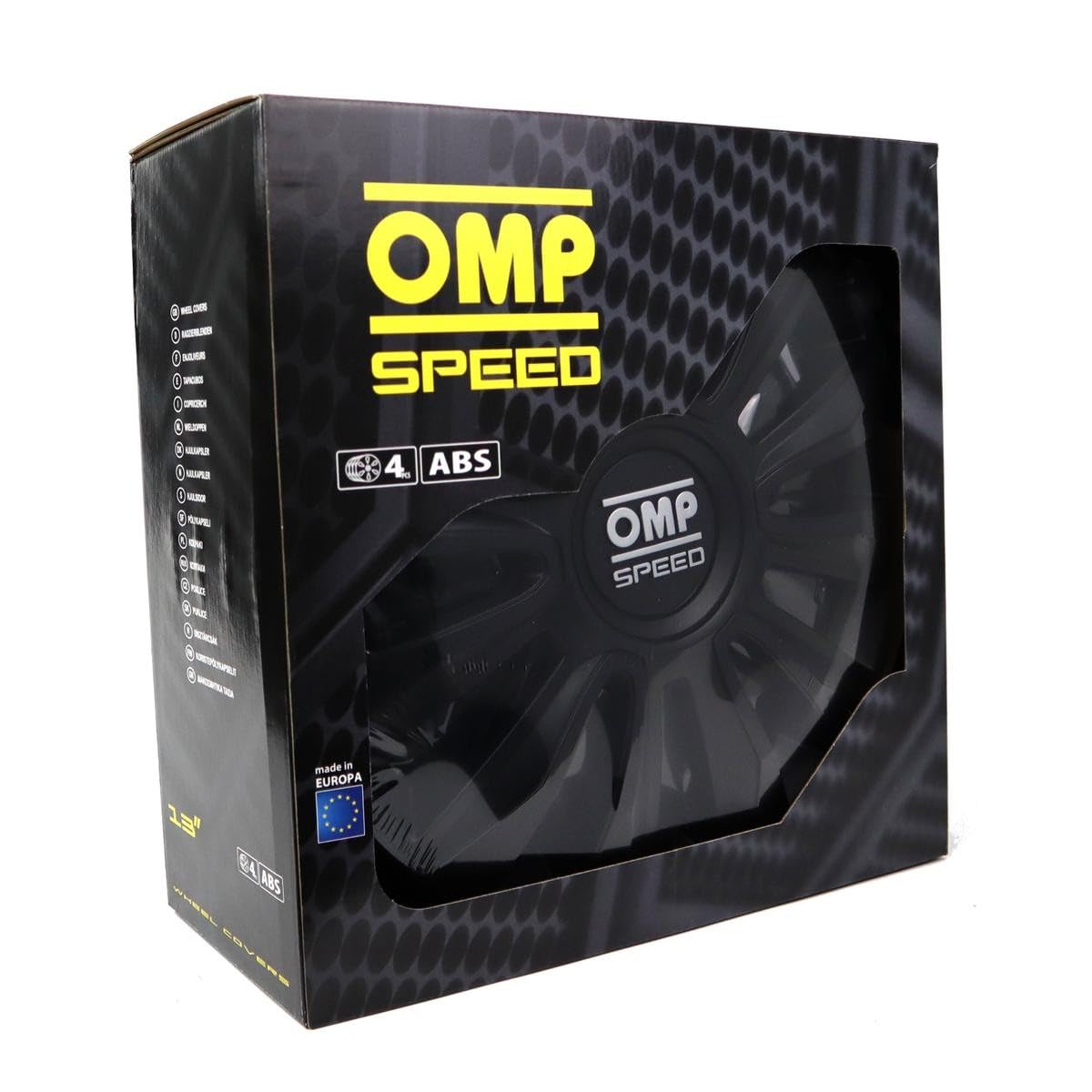 OMP SPEED SET 4 TAPACUBOS MAGNUM NEGRO 16 PULGADAS — view 6