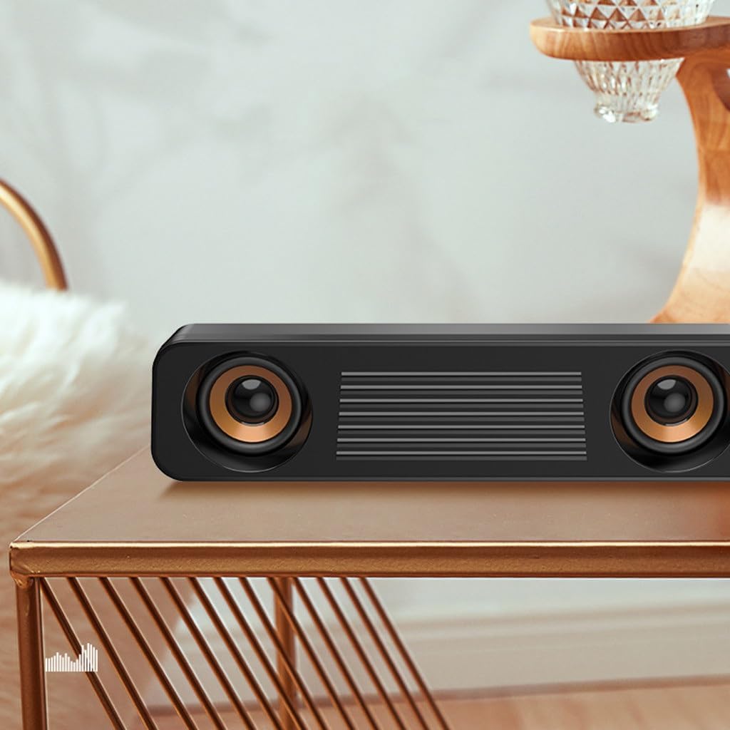 Computer TV Desktop Long Strip Multimedia Sound Master Mini Cable Speaker