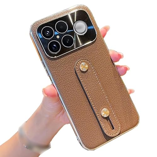 LUNBER-ARMOR�EFor POCO F8 Ultra �P�[�X �J�o�[ ���b�L PU���U�[+�v���X�`�b�N �A���~ ������ �X�}�z�x���g �V���v�� �X�g���b�v�z�[���t�� For ���� �V���I�~ �E���g��(�R�[�q�[)