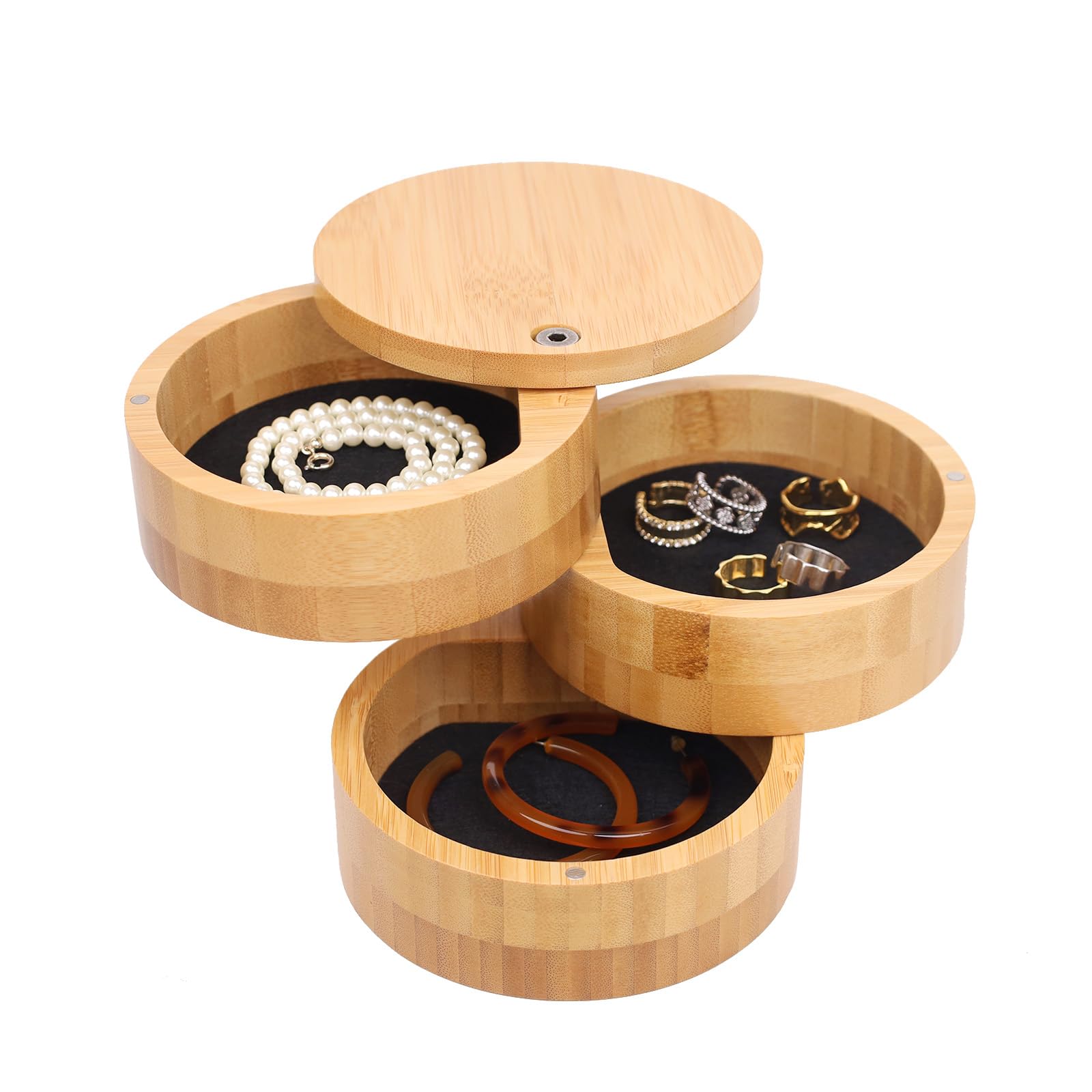 Amazon.co.jp: 【FSC認証製品】竹美(TAKEMI）竹製 アクセサリーケース