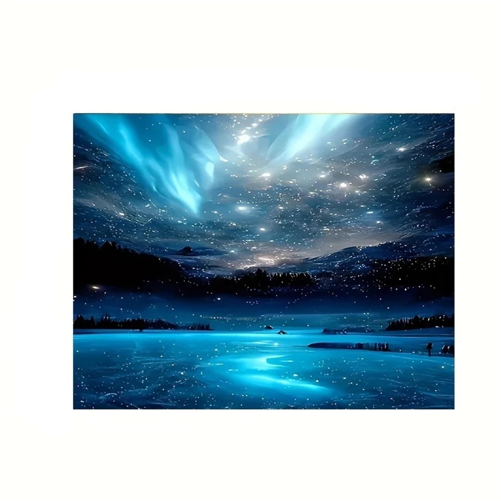 FOAAXSG Tablecloth Starry Sky Pattern Dining Table Cloth, Romantic Atmosphere Decor for Living Room(140X180CM(5X5.9FT)
