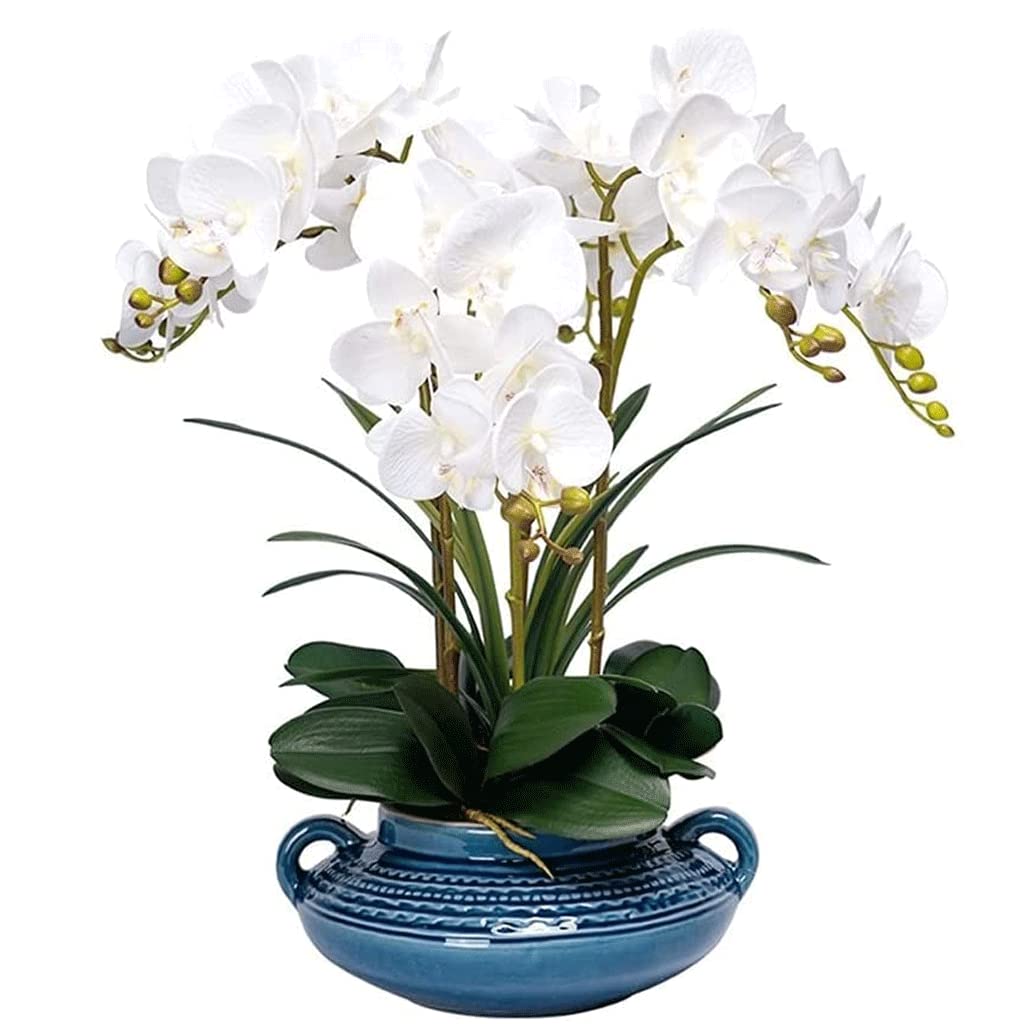 DFGHNBVC Artificial Flowers For Decoration Artificial Flower Phalaenopsis Fake Flowers Bonsai Arrangement Wedding Bouquet Artificial Fake Flowers Plants Fake Flower Artificial Flowers Pla