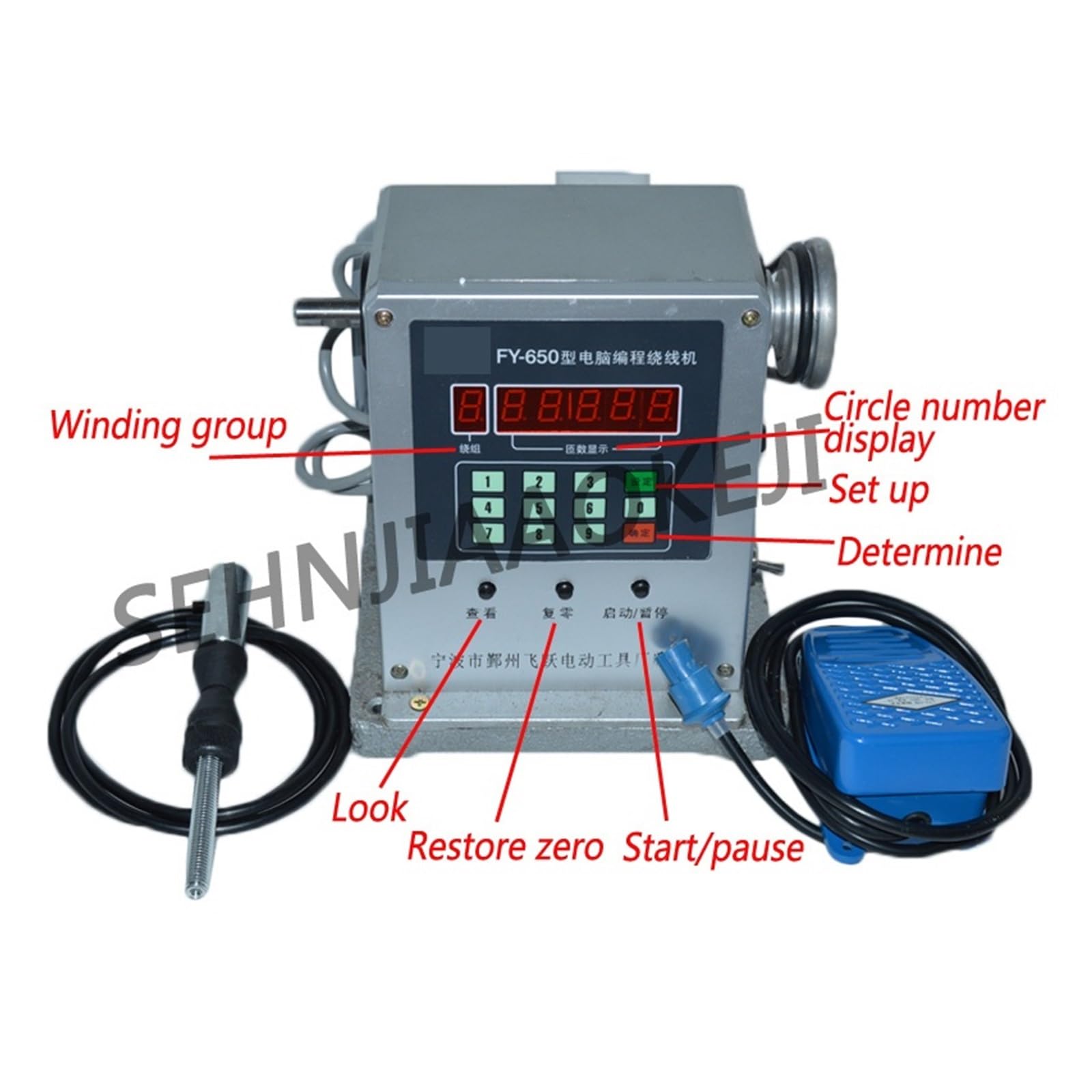 Maszyna do nawijania, Maszyna do nawijania elektroniki CNC FY-650 Nawijarka elektroniczna Maszyna do nawijania elektroniki Średnica nawijania 0,03-0,35 mm