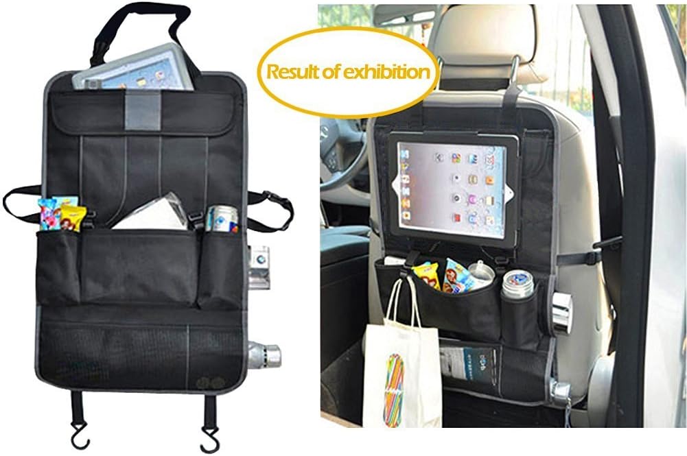 Adiona Childcare PU Leather Backseat Car Organizer 2 Pack