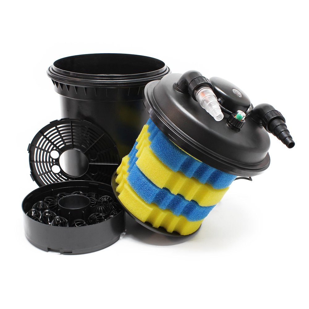 SunSun CPF-380 zestaw do 12000 l 11 W UVC NEO8000 pompa wąż zestaw filtrów do stawu