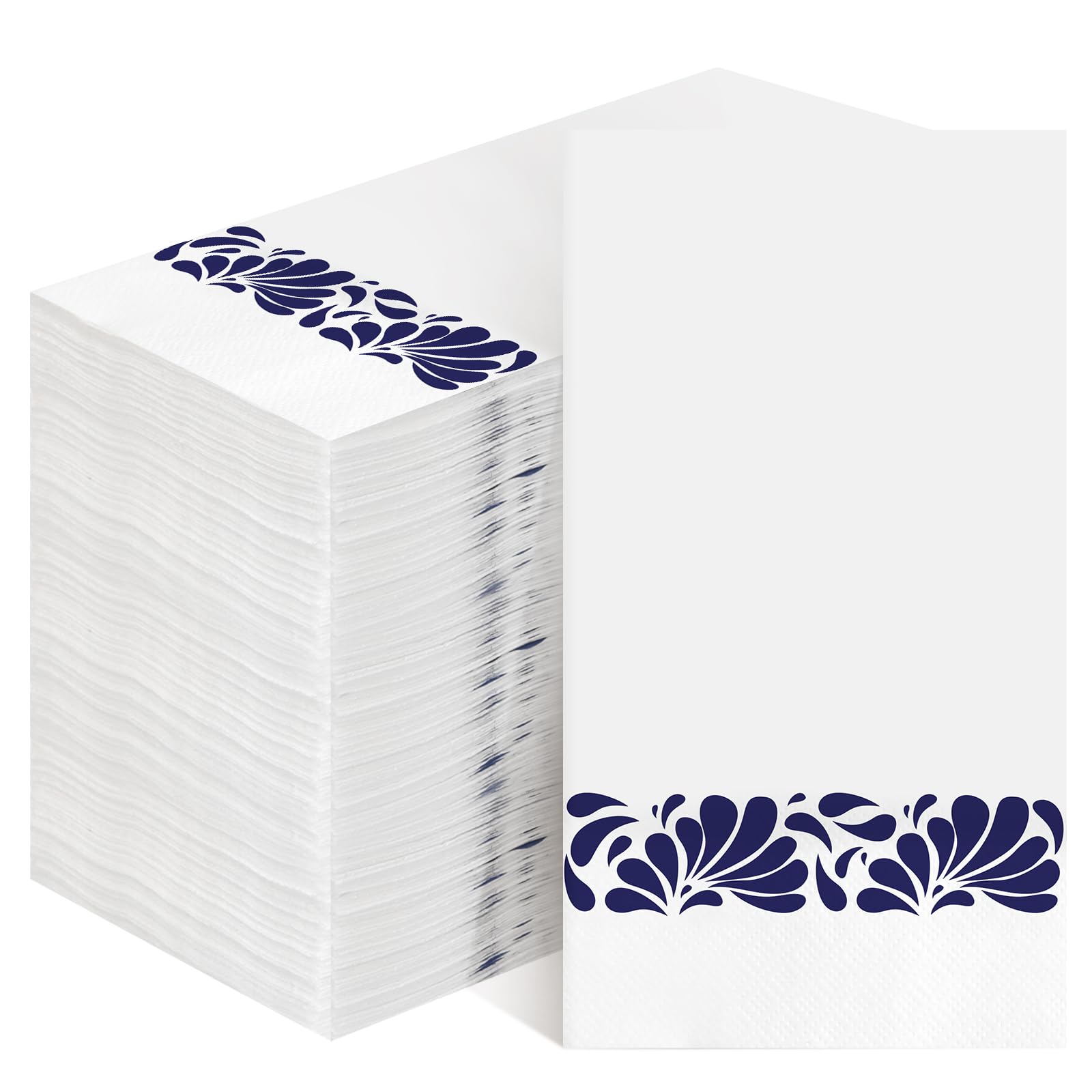 Cielito Lindo - Confezione da 200 tovaglioli di carta usa e getta per feste, motivo: Barro messicano, per feste di compleanno e feste di compleanno (bianco, stile luminoso)