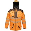 Regatta TRA3402L7BV Tactical Hi-Vis Parka Jacket, Size XX-Large, OrangeGrey