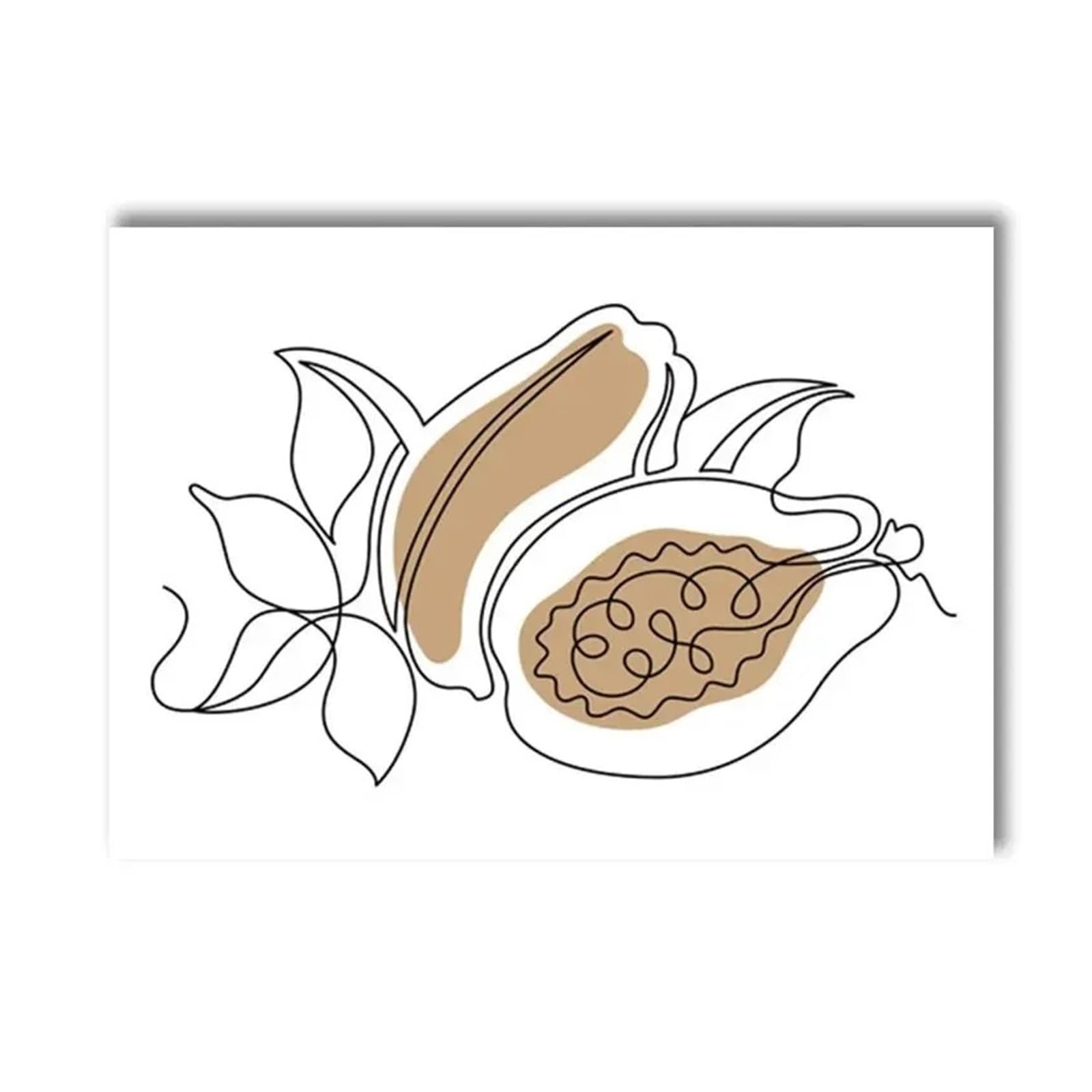 Affiches et impressions nordiques café, affiche femme art mural cuisine 30x40