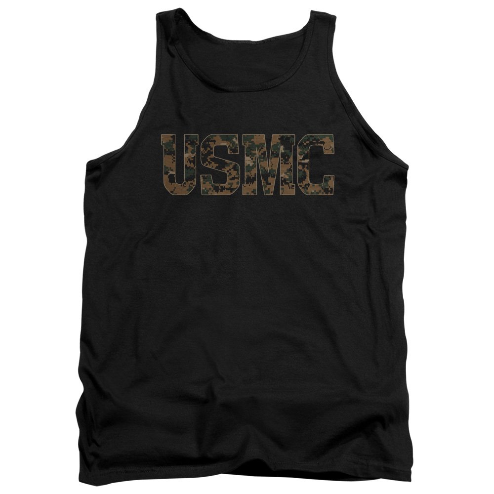US Marine Corps USMC Camo Fill Unisex Adult Tank Top for Men and Women
