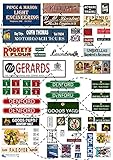 indian railway signs and symbols pdf 2 hojas A4 de alto brillo O gauge 1960 carteles y carteles para modelo ferrocarril calibre 0 2 hojas A4
