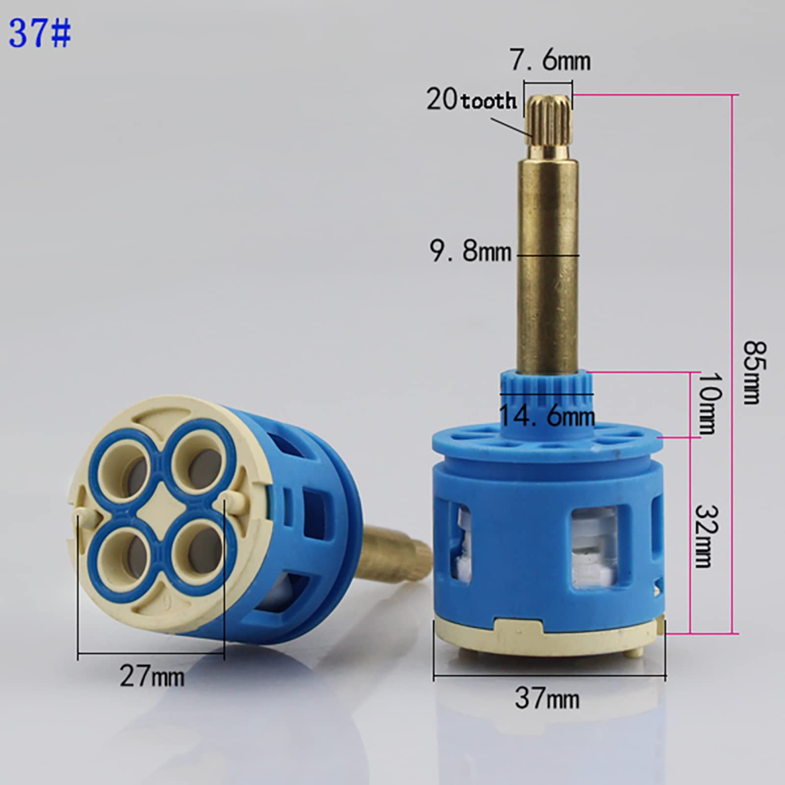 Mix Tap Inner Cartridge Vervanging, Reserveventielen Cartridges, 18/22
