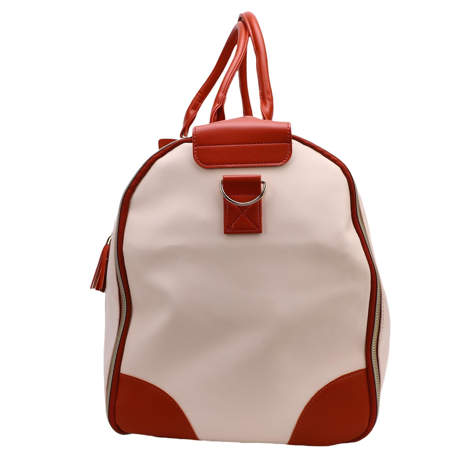 Uwalrzalna Torba Podróżna Wózka, 40L Odłączona odzież Pręta Podręczna bagaż z Kołami do Podróży Służbowej (Beżowy)