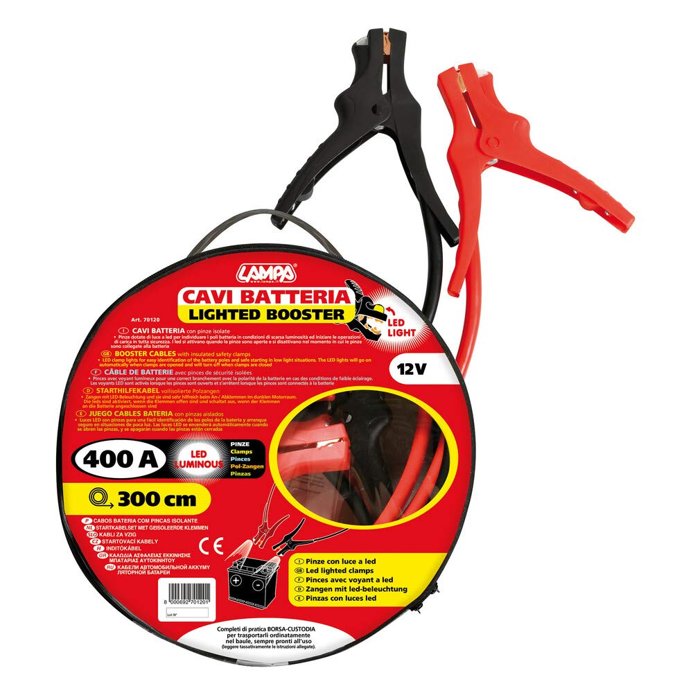 LAMPA 70120 Câbles de démarrage 400A