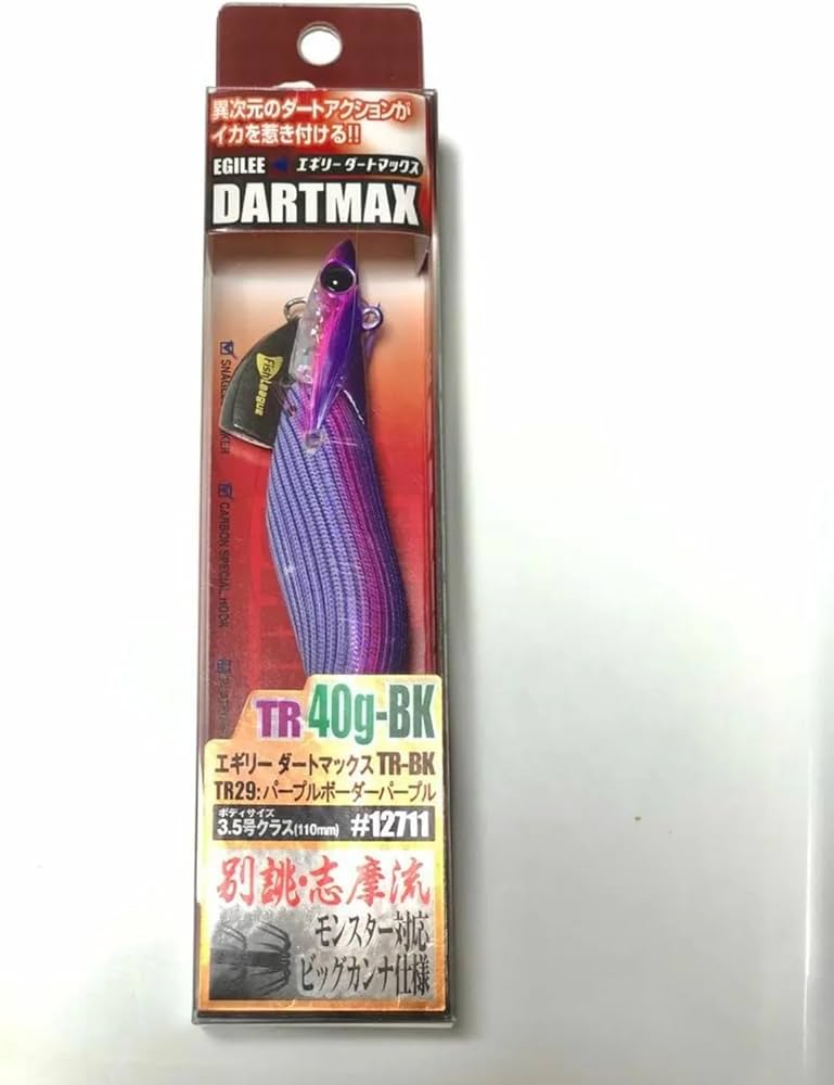 エギリー ダートマックス TR40g パープルボーダーパープル モンスター エギリー ダートマックス TR40g パープルボーダーパープル モンスター