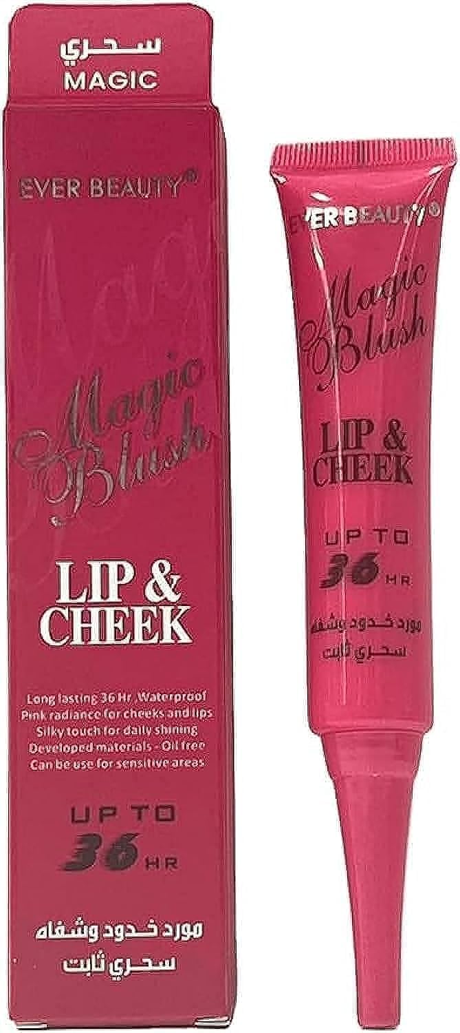 Ever Beauty Magic Blush Lip & Cheek| 2IN1| 36Hr (BLACK) NEW (PINK)