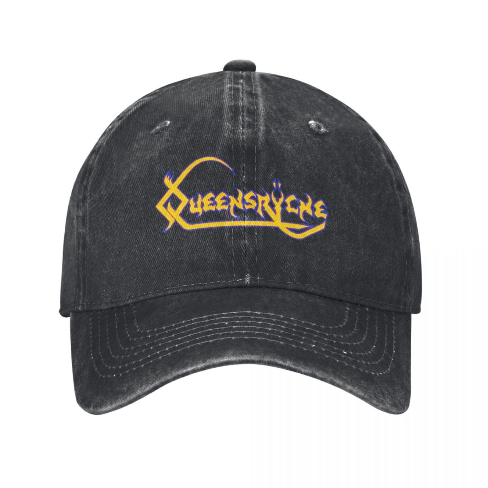 Dnrasok Unisex Color Queensryche Rock Koerangtoeroe Band Best Logo Baseball Cap Mountaineering Hat Women's Men's