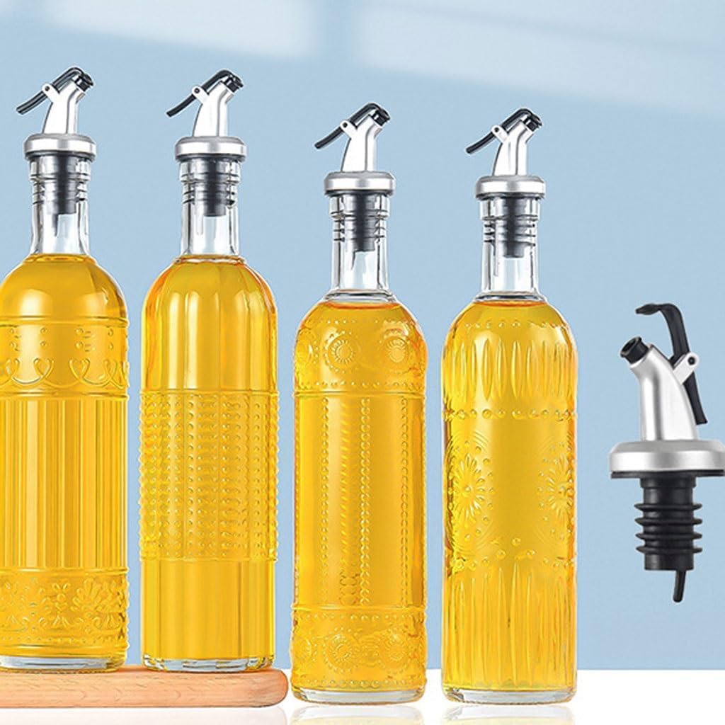 Contenitore per olio da cucina, bottiglia per condimento per salsa di soia, aceto, salsa di ostriche, barattolo sigillato e durevole
