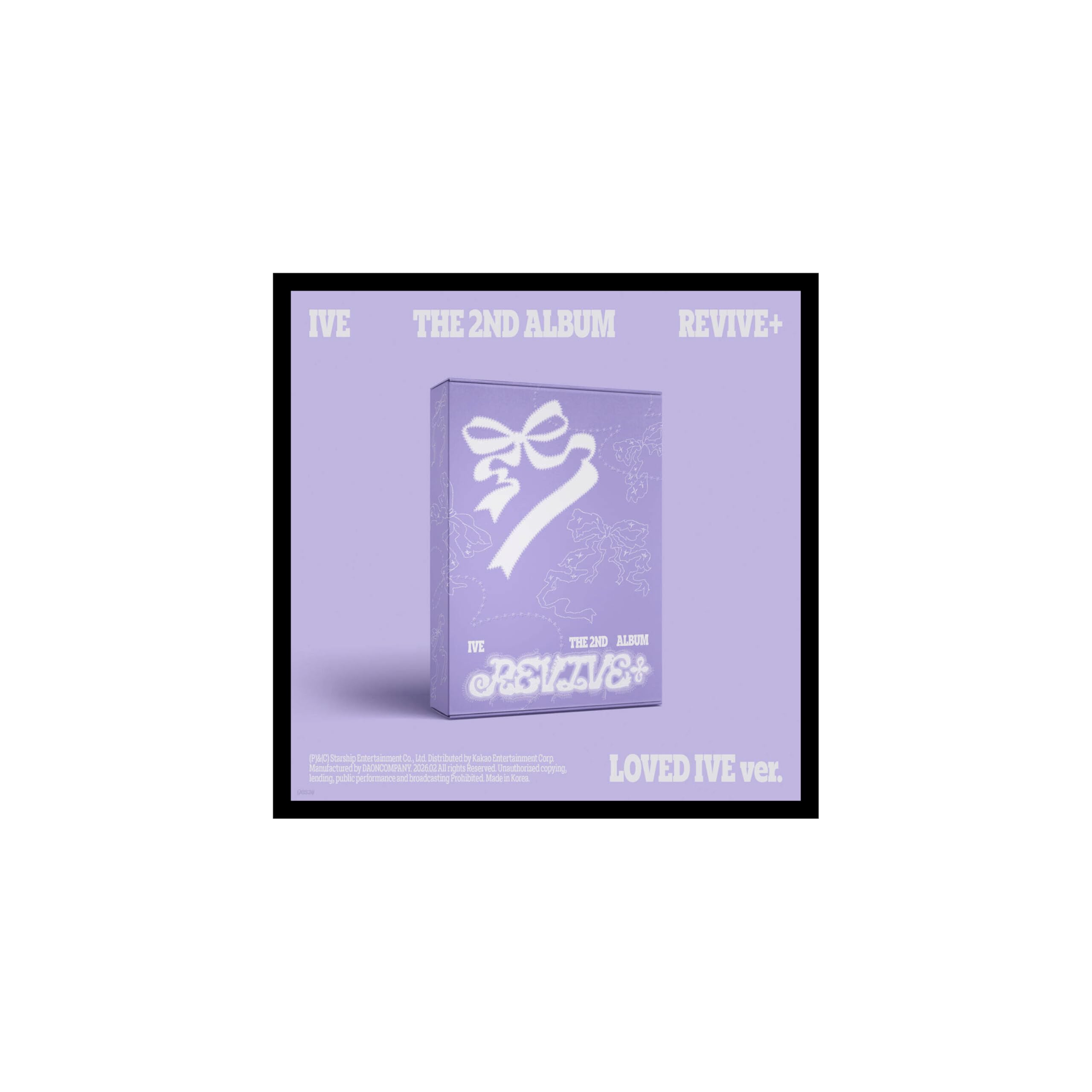 Amazon.com: IVE REVIVE+ 2nd Album with Tracking Sealed (LOVED IVE